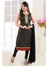 Red Colour NF Churidar Festive Wear Ready Made Churidar Salwar Suit 464